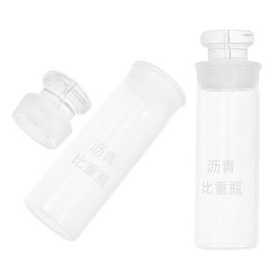 2 Pcs Lab Glass Laboratory Equipment Asphalt Specific Gravity Bottle