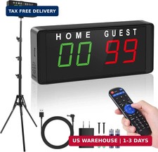 Samshow LED Electronic Scoreboard Digital Score Keeper with Remote  Tripod, Bas