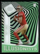 2021 Panini Illusions #ILL-12 Trey Lance Illusionists Emerald 49ers