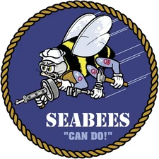 U.S. Navy Seabees Can Do Vinyl Decal Sticker Size Military Service