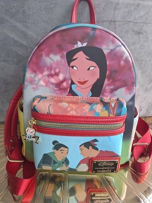 Loungefly Disney Mulan Mushu Princess Scene Mini Backpack Pre-owned Very Good