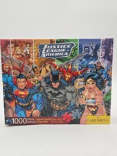 JUSTICE LEAGUE AMERICA DC COMIC 1000PC JIGSAW PUZZLE 20"X 27" SUPERMAN BATMAN