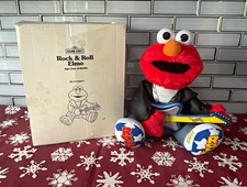 Vintage Tyco Rock Roll Elmo Sesame Street Working Guitar Original Box