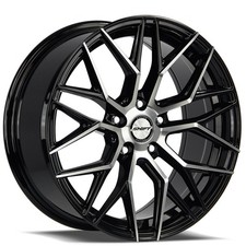 18x8 Shift Wheels Spring Gloss Black Machined Rims 4pcs