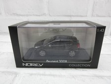 Mini car 1/43 Norev Peugeot 3008 2013 Black Black Perla Nera model car From