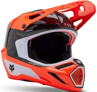 Fox Racing V3 RS Infinite MX Offroad Helmet Fluo Orange | eBay
