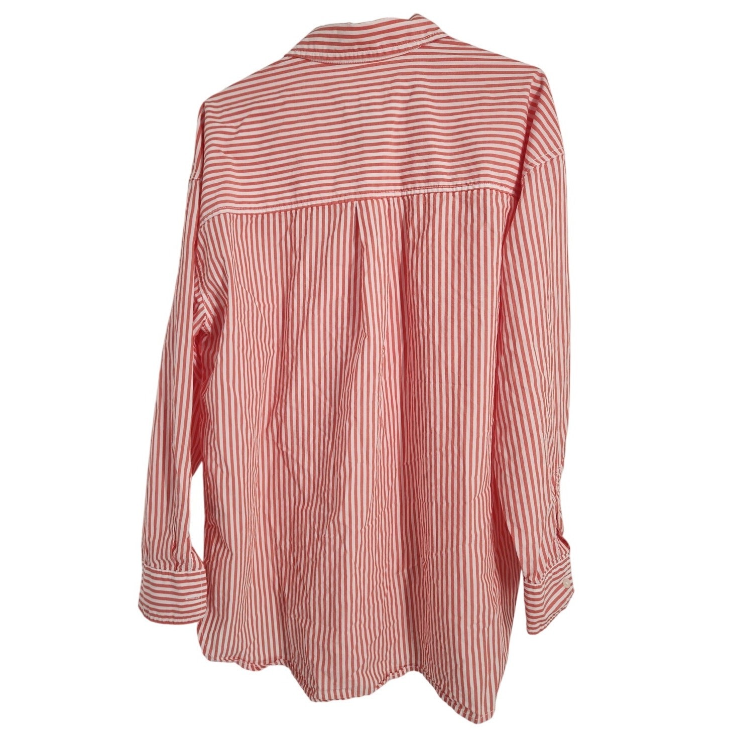 Universal Thread Long Sleeve Button Down Striped … - image 2