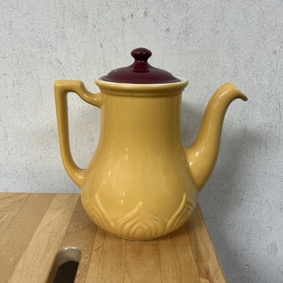 Vintage Pour Right TRICOLATOR coffee pot by HALL China Co. BUCHANAN c.1960s