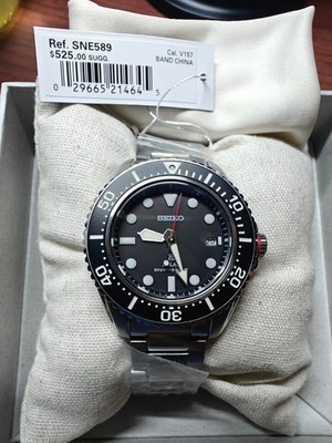 Seiko Prospex SNE589 Diver Watch 200m 40mm Solar Powered | eBay