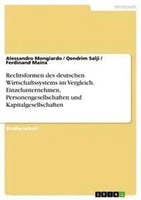 Rechtsformen Des Deutschen Wirtschaftssystems Im Vergleich....