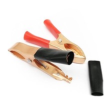 2Pcs 30A Red + Black Crocodile Car Caravan Va...