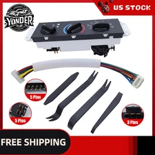 HVAC A/C & Heater Control w/ Blower Motor Switch 55037473AB For Jeep Wrangler TJ