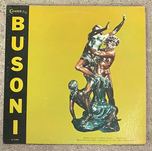 Ferruccio Busoni Moser Triebskorn Clarinet Berlin Symphony Bunte