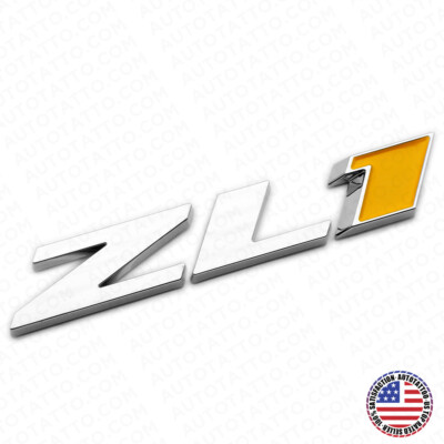 ZL1 Trunk Badge Emblem - Brand New Rear Hood Nameplate Sticker For Chevy 5 thumbnail image