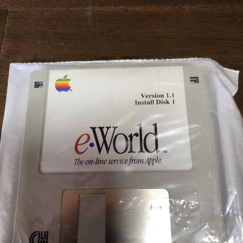 Vintage New Apple Mac Macintosh Original Disk e-World Floppy Disks V. 1.1 - Picture 3 of 4