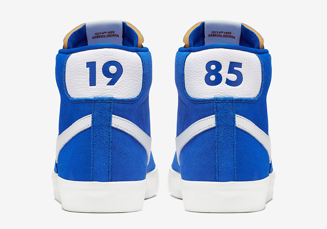 Nike x Stranger Things Blazer Mid 4th of July + Pins Blue White