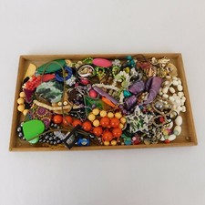 Junk Jewelry Beads Findings Single Earring 2 Pounds Repurposing or Repair Craft