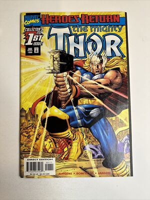 The Mighty THOR #1 (1998 Marvel) Heroes Return!  Wraparound! NM+