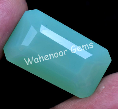Natürlich Oceanside Grün Opal 27.80 Karat Strahlender Nicht Erhitzt Zertifiziert