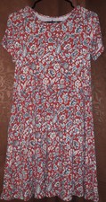 Old Navy Dress Size S Small Red Floral
