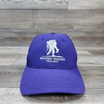 Wounded Warrior Project Purple Sport-Tek baseball cap w/hoop/loop closure