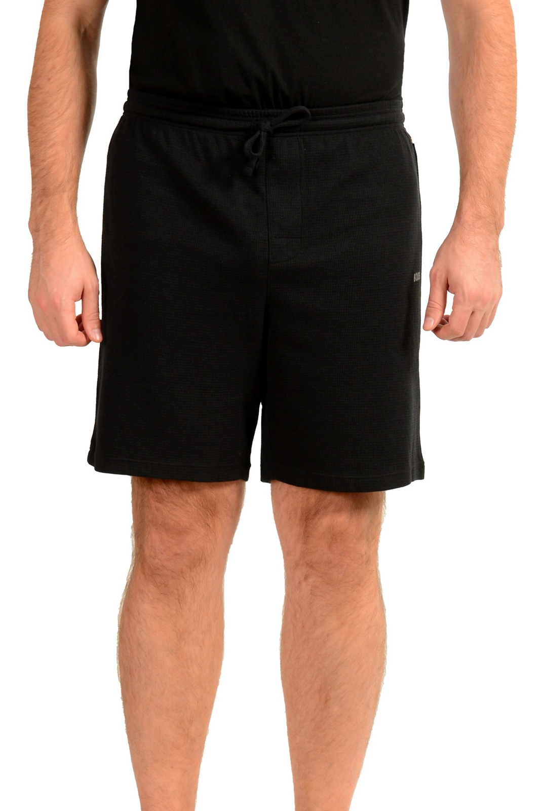 Мужские вафельные шорты Hugo Boss Черные повседневные шорты US S IT 48 13490₽