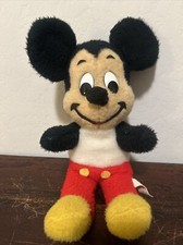Vintage 1960's Mickey Mouse Plush Doll