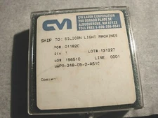 CVI Laser - QWPO-248-05-2-AS10 - 1/2 Waveplate -  12.7 mm dia, 25 mm Housing