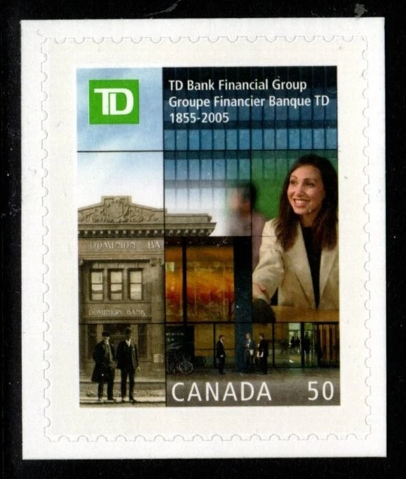 CANADA SG2339 2005 150TH ANNIVERSARY OF TD BANK FINANCIAL GROUP MNH - Image 1 of 1