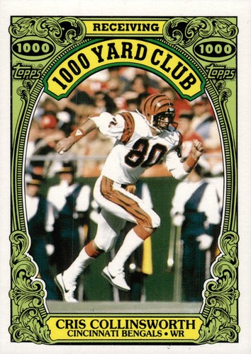 1986 Topps Cris Collinsworth #17 Cincinnati Bengals - Picture 2 of 3