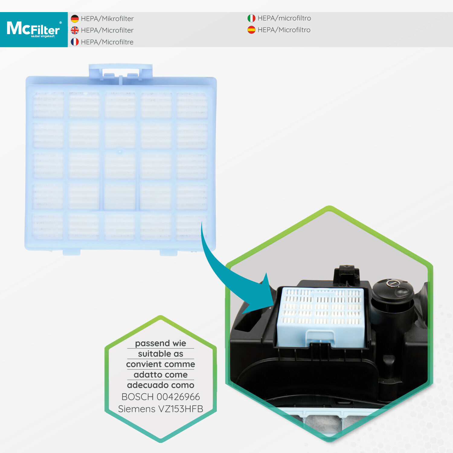 20x Mr.Clean Staubsaugerbeutel Für Siemens Typ VBBS607V00 – Mehrlagiges Vlies, Inkl. Filter
