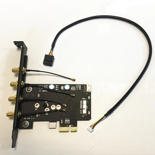 USB Bluetooth Cable Mini 4 Pin to 9Pin Header For BCM94360CD PCI-e Desktop Card - Picture 5 of 7
