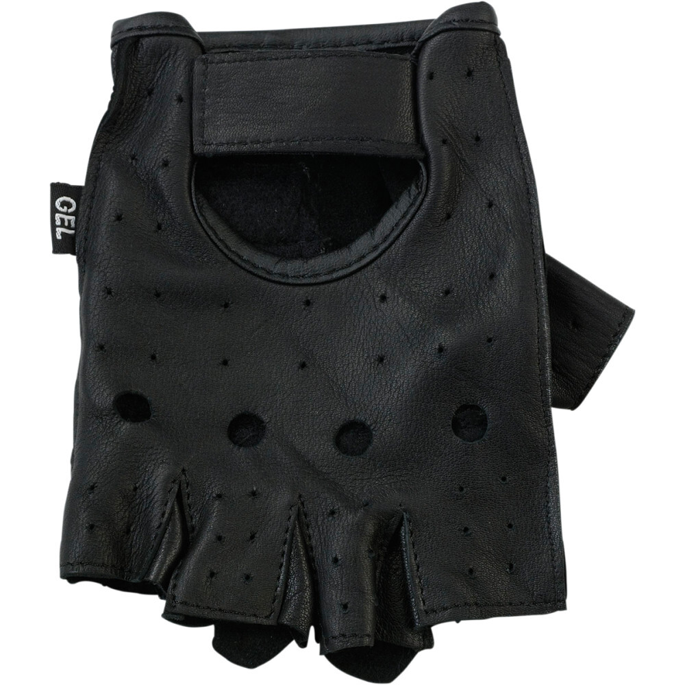 Z1R 243 Perforated Fingerless Leather Motorcycle Gloves Z1R 243 Perforated Fingerless Leather Motorcycle Gloves