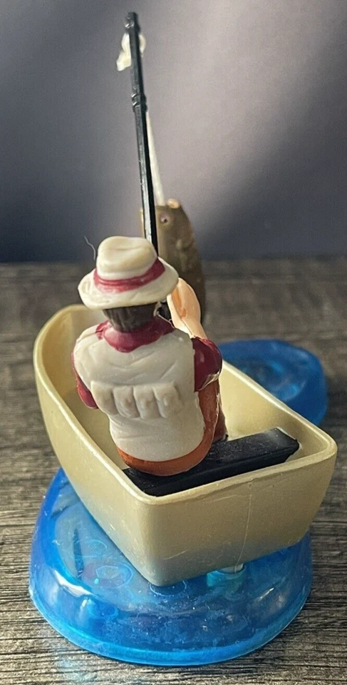 DecoPac Cake Topper Pescador Magnético Pez 2002 De Colección 2.75" Plástico Cumpleaños Foto 4 de 4