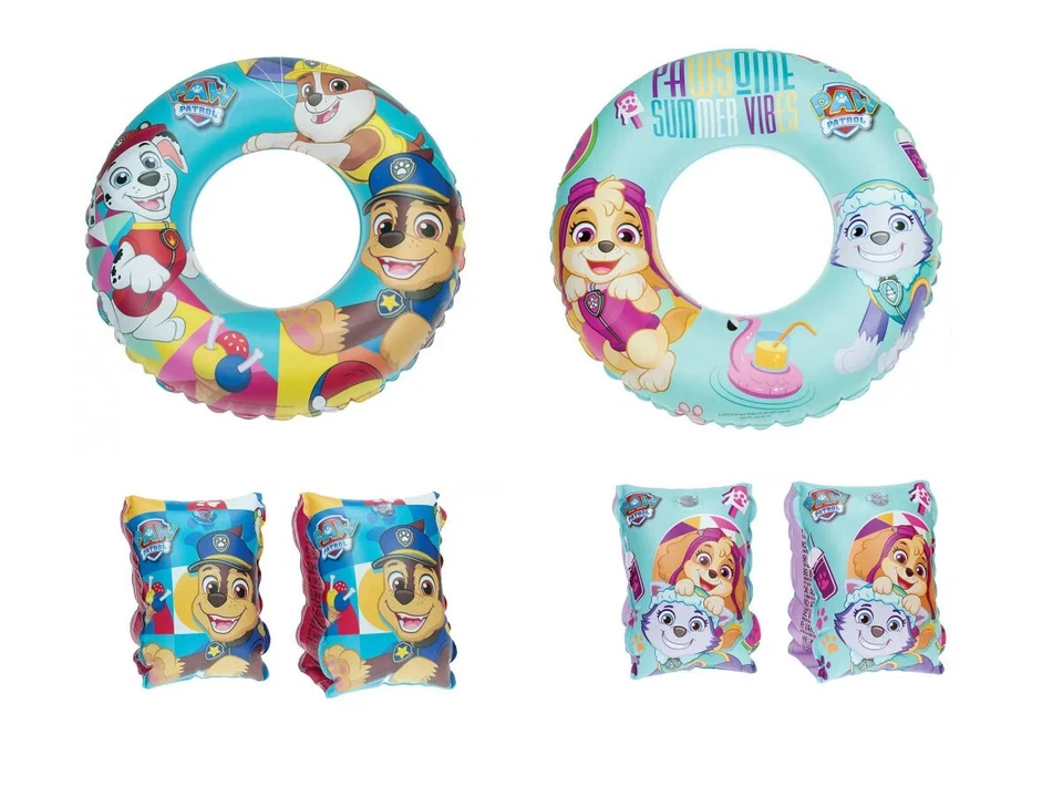 Paw Patrol Schwimmhilfe Schwimmreifen Schwimmflügel Kinder Chase Skye Everest
