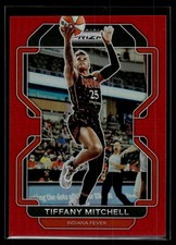 Tiffany Mitchell 2022 Panini Prizm WNBA Red Prizm Card /199 #96