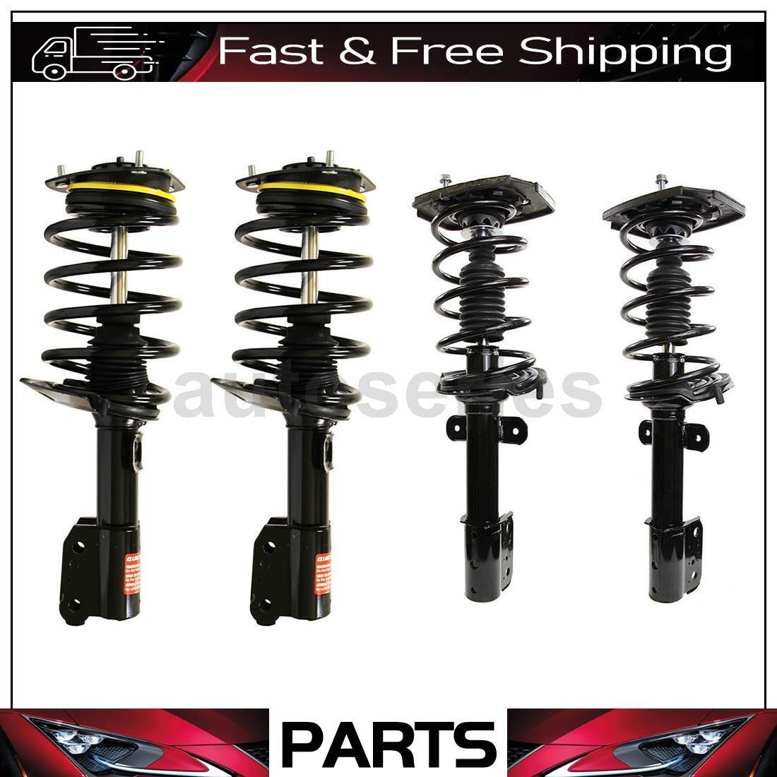 4 Front Complete Loaded Strut Coil Springs For Pontiac Grand Prix 2008