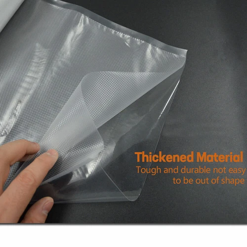 100-1000 Quart Vacuum Sealer Bags 8x12 6x10 Embossed Food Saver Storage Package - Picture 11 of 13