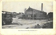 Amsterdam New York Power House at Tubes Hill 1906 Postcard
