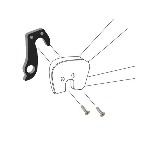 Giant/Liv Road Bike Derailleur Hanger Genuine Black TCR/TCX/Defy/Avail Brand New - Picture 6 of 6