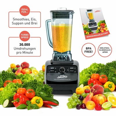 30.000 U/Min MySmoothie Universaler Hochleistungs Nährstoff Mixer 1500 Watt 30.000 U/Min MySmoothie Universaler Hochleistungs Nährstoff Mixer 1500 Watt