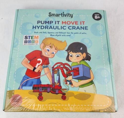Smartivity Pump It Move It Hydraulic Crane  S.T.E.M. learning New Factory Sealed - Picture 1 of 4