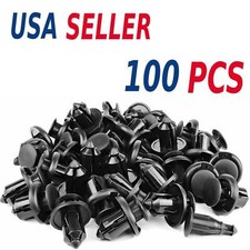 100 PCS Bumper Fender Hood Moulding Side Garnish Grille Retainer Clip Fits Honda