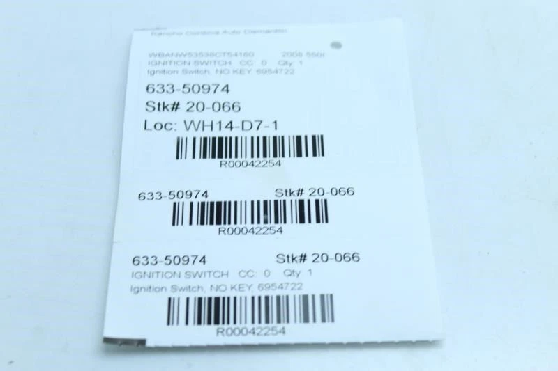 Interruptor de encendido modelo deportivo compatible con 08-10 BMW 528i 42254 Foto 2 de 4