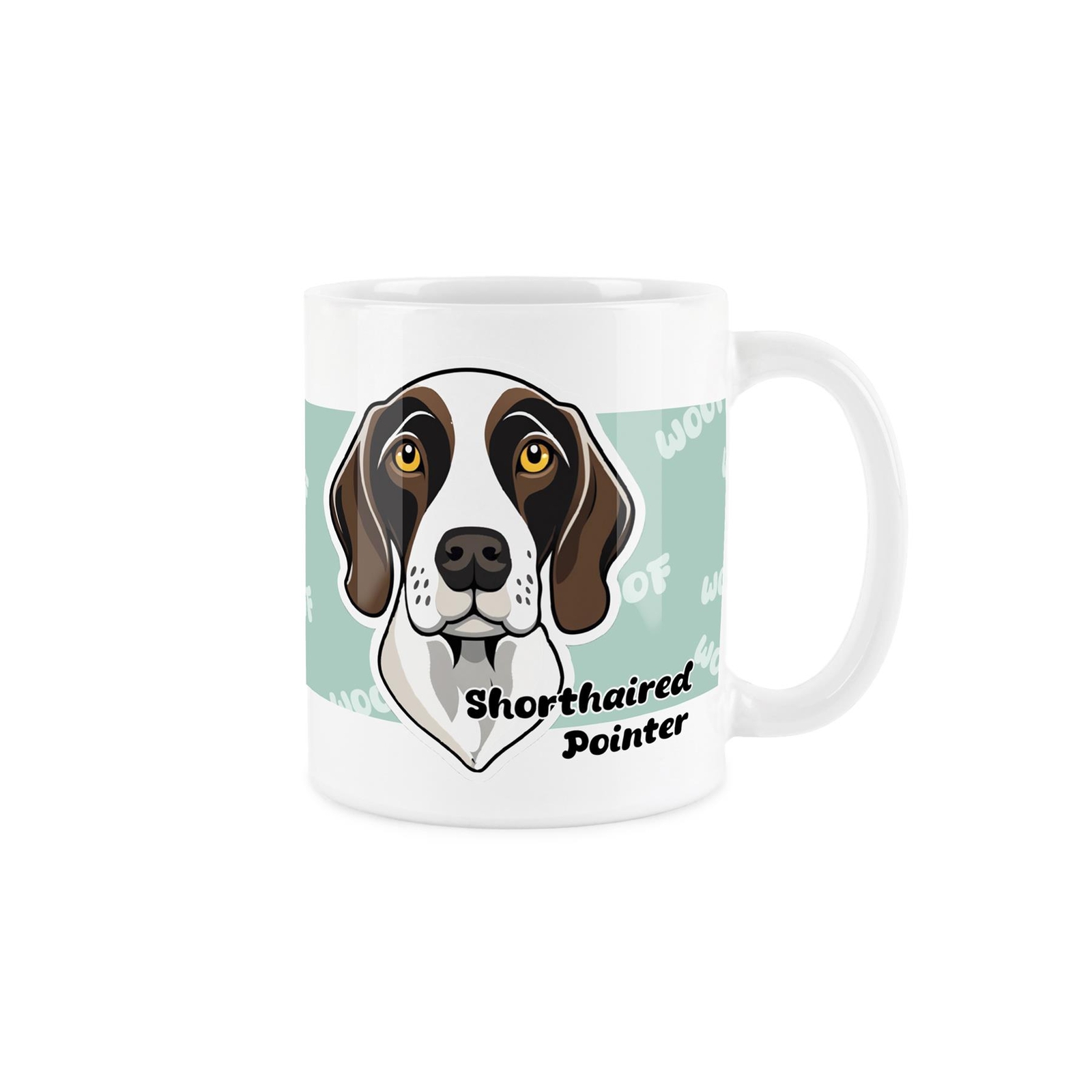 German Pointer Mug - Cartoon Dogs Ceramic Tea/Coffee Gift Cup