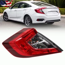 For 2016-2020 Honda Civic Sedan Tail Light Lamps Assembly Driver Left Rear Light
