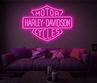 Motor Harley Davidson Cycles Neon Sign, Motorcycles Neon