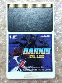 USED Darius Plus Hu Card TAITO NEC PC Engine HE System Video Retro Game