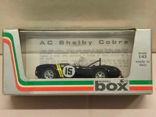 Modellini statici di auto da corsa sportive e turistiche in plastica per Shelby