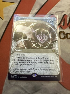 MTG Bloomburrow SHOWCASE R Starfall Invocation #0298 | eBay